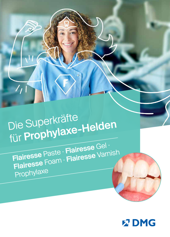 Beispiel für ein Motiv der Kampagne Die Superkräfte für Prophylaxe-Helden für Flairesse von DMG